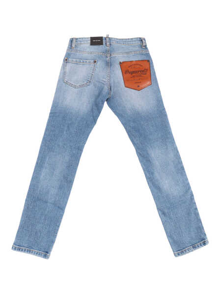 Blugi DSQUARED2 5 pockets Blue Fete (BM 19721577) 2