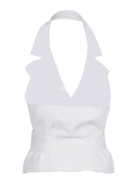 Geci Elisabetta Franchi VEST White Femei (BM 19721589) 2