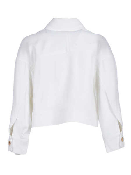 Jachete Elisabetta Franchi JACKET White Femei (BM 19721592) 2