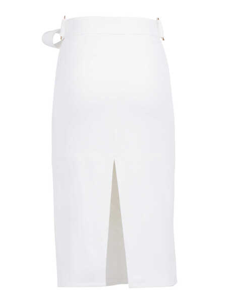 Fuste Elisabetta Franchi SKIRT White Femei (BM 19721595) 2