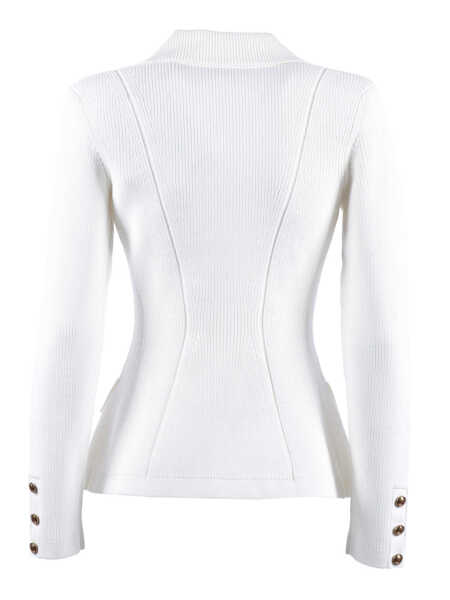 Pulovere casual Elisabetta Franchi KNITTED TOP White Femei (BM 19721607) 2