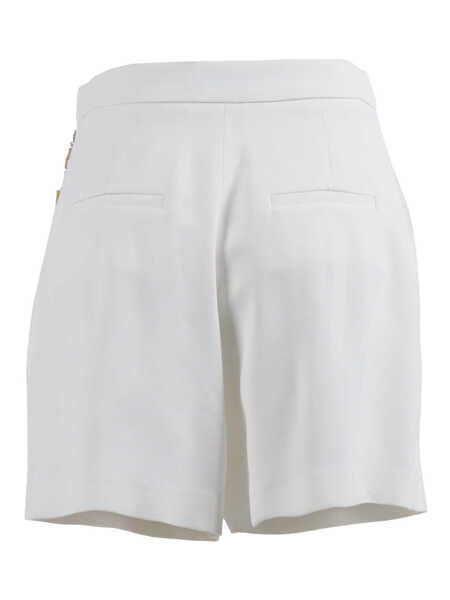 Pantaloni scurti Elisabetta Franchi SHORTS White Femei (BM 19721625) 2