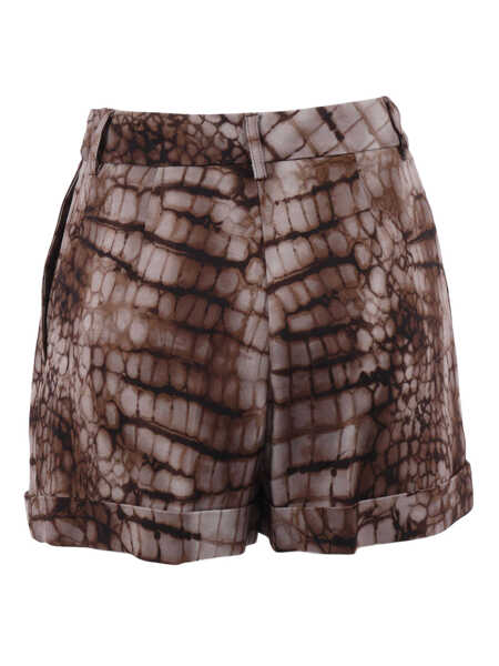 Pantaloni scurti Elisabetta Franchi SHORTS Brown Femei (BM 19721628) 2