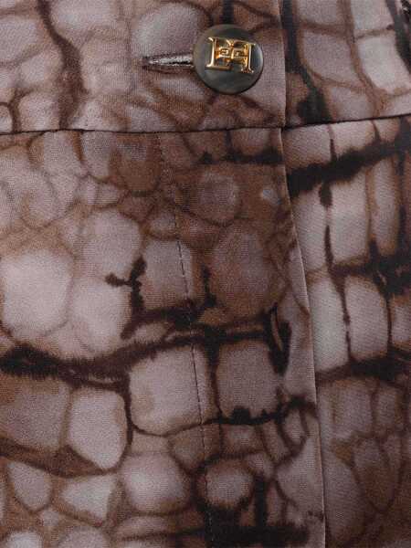 Pantaloni scurti Elisabetta Franchi SHORTS Brown Femei (BM 19721628) 3