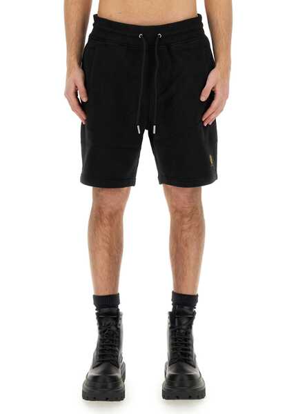 Pantaloni scurti Belstaff Short Con Patch Logo BLACK Barbati (BM 19721657) 2