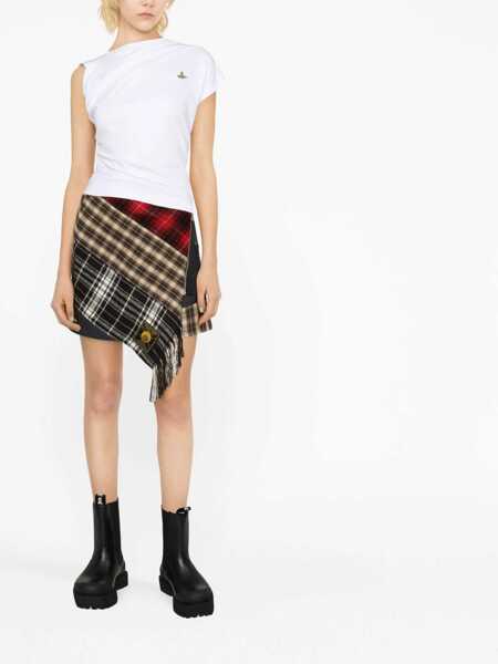 Tricouri Vivienne Westwood Top Hebo WHITE Femei (BM 19721663) 2