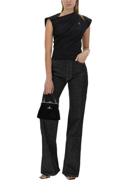 Bluze Vivienne Westwood Top Hebo BLACK Femei (BM 19721666) 4