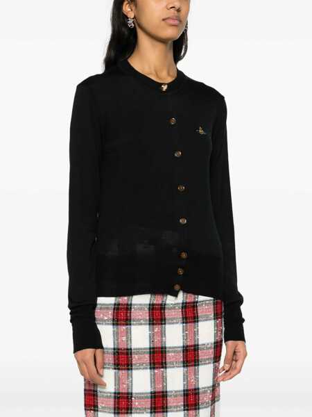 Cardigane Vivienne Westwood Cardigan Bea BLACK Femei (BM 19721669) 3