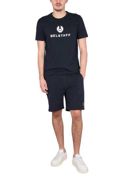 Pantaloni scurti Belstaff Bermuda In Felpa BLUE Barbati (BM 19721678) 3