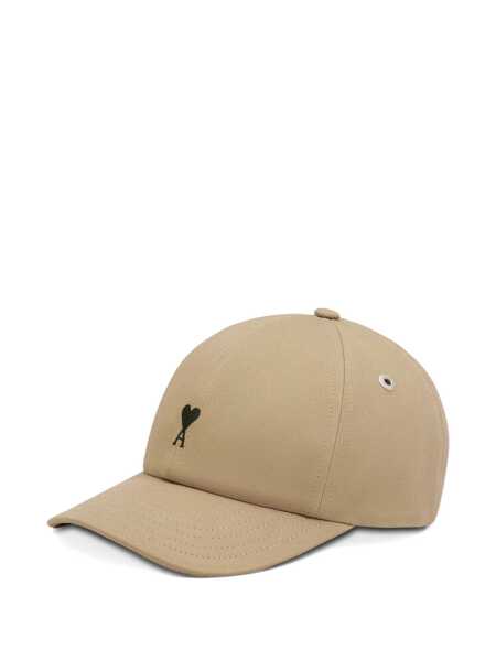 Sepci AMI Paris Baseball cap with Ami De Cur embroidery Beige Femei (BM 19721832) 2