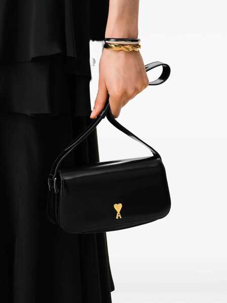 Genti de umar AMI Paris Paris Paris Shoulder Bag Small Black Femei (BM 19721835) 2