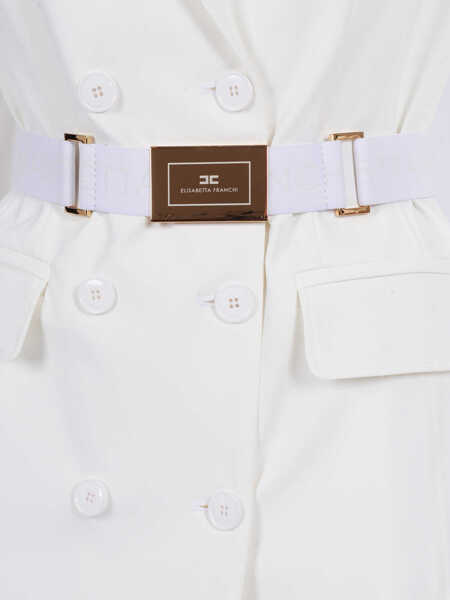 Rochii Elisabetta Franchi WOMENS DRESS White Femei (BM 19721841) 3