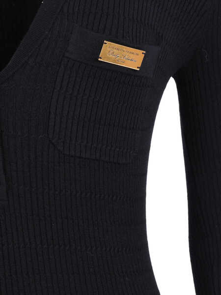 Rochii Elisabetta Franchi KNIT DRESS Black   Femei (BM 19721847) 3