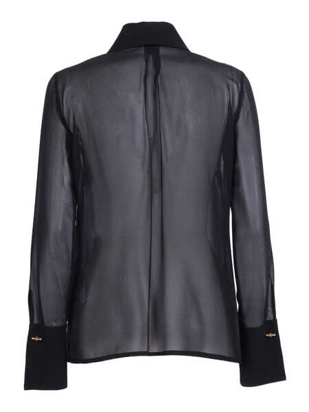 Camasi Elisabetta Franchi SHIRT Black   Femei (BM 19721853) 2