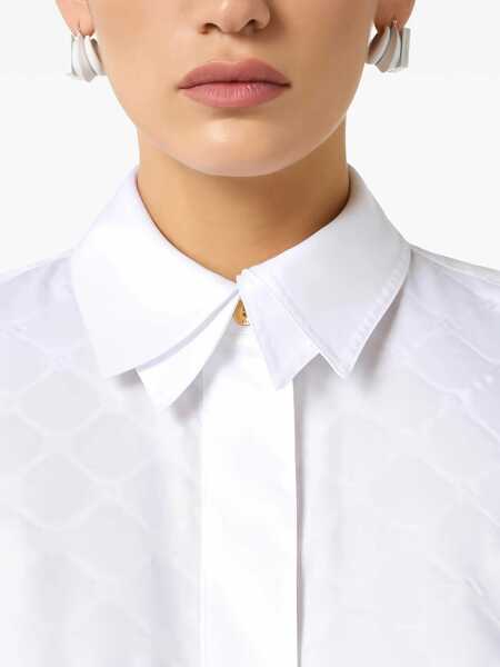 Camasi Elisabetta Franchi SHIRT White Femei (BM 19721859) 5