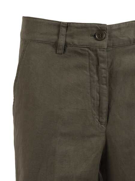 Pantaloni Aspesi WOMAN PANTS Green Femei (BM 19721880) 3