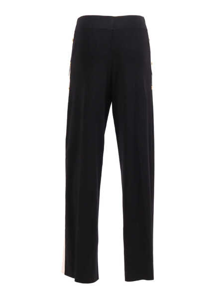 Pantaloni Elisabetta Franchi TRICOT TROUSERS Black   Femei (BM 19721895) 2