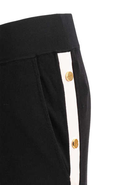 Pantaloni Elisabetta Franchi TRICOT TROUSERS Black   Femei (BM 19721895) 3