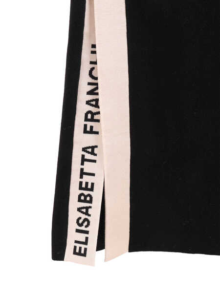 Pantaloni Elisabetta Franchi TRICOT TROUSERS Black   Femei (BM 19721895) 4