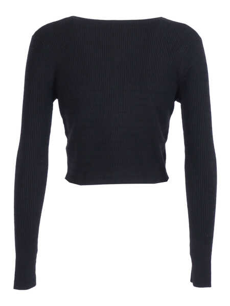 Pulovere casual Elisabetta Franchi KNITTED TOP Black   Femei (BM 19721910) 2