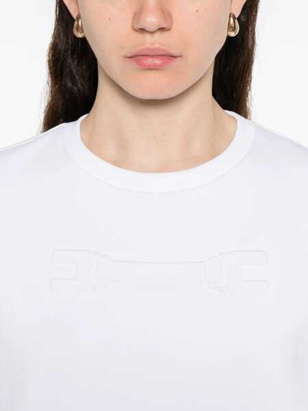 Pulovere Elisabetta Franchi SWEATER White Femei (BM 19721913) 5