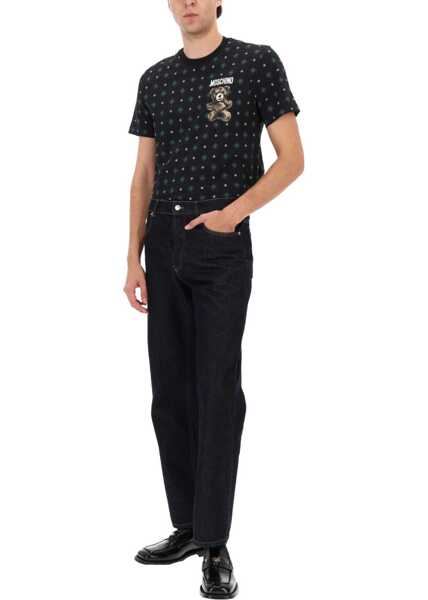 Tricouri Moschino T-Shirt With Logo BLACK Barbati (BM 19721939) 2