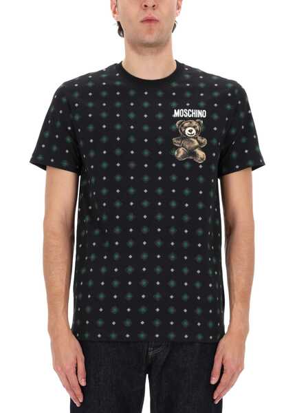 Tricouri Moschino T-Shirt With Logo BLACK Barbati (BM 19721939) 4