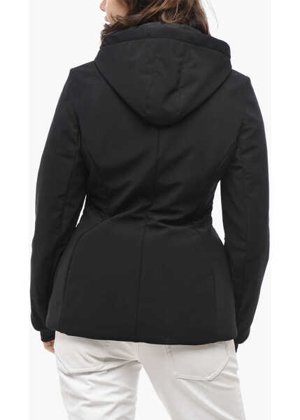 Jachete Balenciaga Skiwear Nylon Ski Jacket With Hood Black Femei (BM 19722062) 2