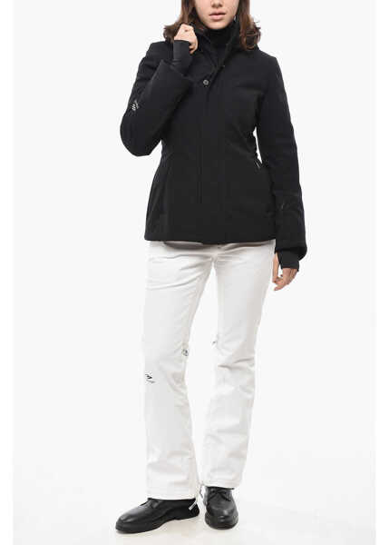 Jachete Balenciaga Skiwear Nylon Ski Jacket With Hood Black Femei (BM 19722062) 4