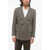 Loro Piana Linen And Cashmere Side Vents Peak Lapel Milano Double-Breas Multicolor