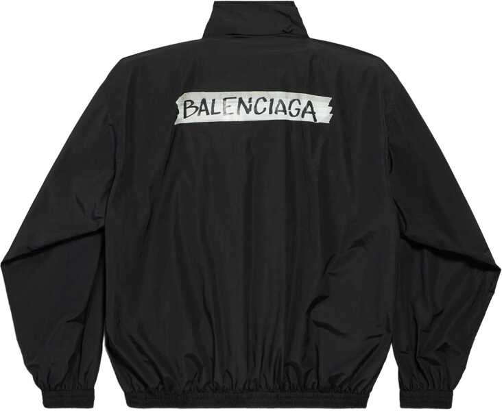 Jachete Balenciaga Masking Tape Jacket BLACK Barbati (BM 19722242) 4