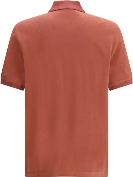 Tricouri Polo Brunello Cucinelli Cotton Polo Shirt CORALLOGRIGIO Barbati (BM 19722245) 2