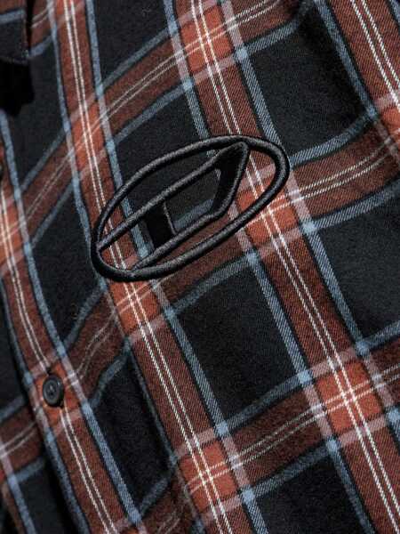 Camasi casual Diesel Long-sleeve plaid Shirt 9XX Barbati (BM 19722269) 5