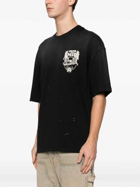 Tricouri AMIRI Eagle Oversized T-shirt BLACK Barbati (BM 19722278) 4