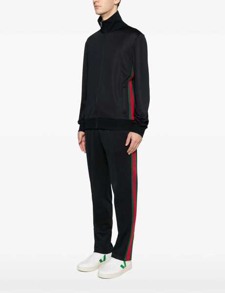 Jachete Gucci Technical jersey zip-up Jacket INK/MIX Barbati (BM 19722284) 3