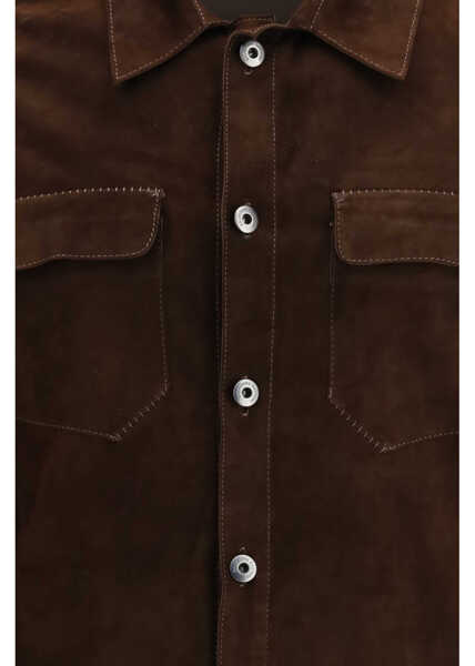 Bomber jacket Salvatore Santoro Suede leather bomber Jacket DARK BROWN Barbati (BM 19722290) 3