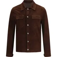 Bomber jacket Suede leather bomber Jacket Barbati