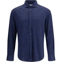 Camasi casual Linen and cotton knit Shirt Barbati