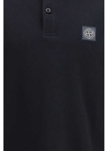 Tricouri Polo Stone Island Short-sleeved Polo Shirt NAVY BLUE Barbati (BM 19722638) 3