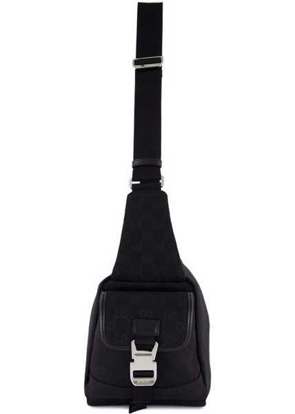 Genti de mana Gucci GG Fabric Shoulder Bag BLACK/BLACK/BLACK Barbati (BM 19722641) 4