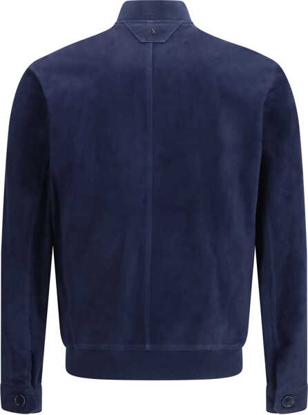 Geci de iarna Salvatore Santoro Suede leather Jacket BLU Barbati (BM 19722653) 2