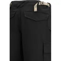 Pantaloni pentru Barbati - Pantaloni casual Burberry Cotton twill cargo Trousers BLACK Barbati (BM 19722668) - B-mall.ro