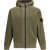 Stone Island Cotton zip-up Hoodie Ghost MILITARY GREEN