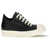 Rick Owens Leather Sneakers BLACK/MILK/MILK