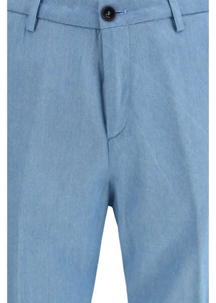 Pantaloni casual Cruna Tailored-cut Trousers CERULEO Barbati (BM 19722683) 3