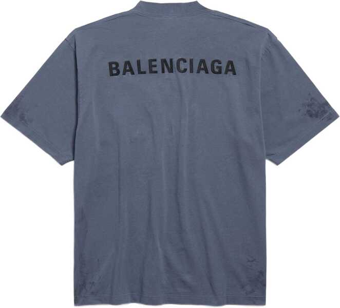 Tricouri Balenciaga BB logo embroidered T-Shirt DARK GREEN/RED Barbati (BM 19722686) 4