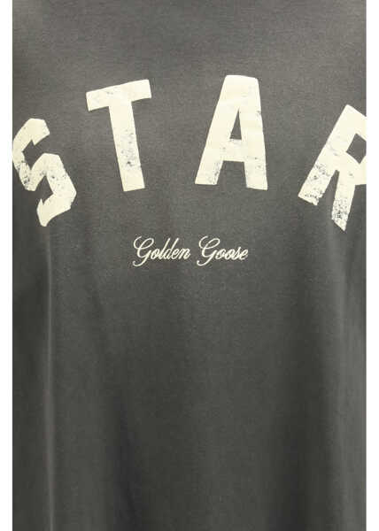 Tricouri Golden Goose Crew-neck T-shirt CHARCOAL Barbati (BM 19722698) 3
