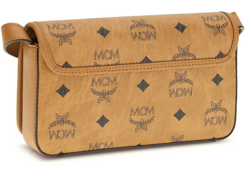 Genti de umar MCM Printed canvas Shoulder Bag COGNAC Femei (BM 19722716) 3