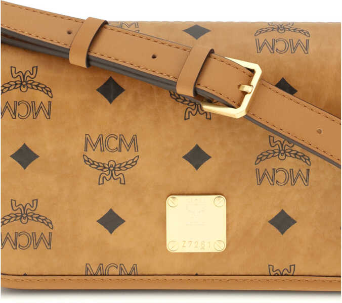 Genti de umar MCM Printed canvas Shoulder Bag COGNAC Femei (BM 19722716) 4