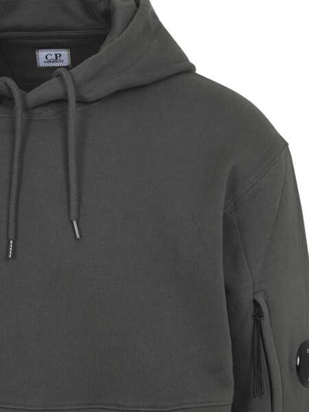 Pulovere casual C.P. Company Diagonal Raised Fleece hooded Sweatshirt GUNMETAL Barbati (BM 19722725) 3
